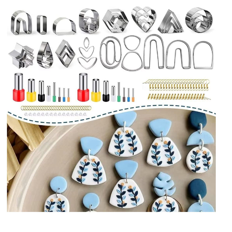 keoker Polymer Clay Cutter Set | 36 Shapes Stainless Steel Clay Cutters