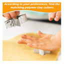 Set Of 169 Polymer Clay Cutters | 39 Shapes | 40 Notched Stainless Steel Clay Earring Cutters