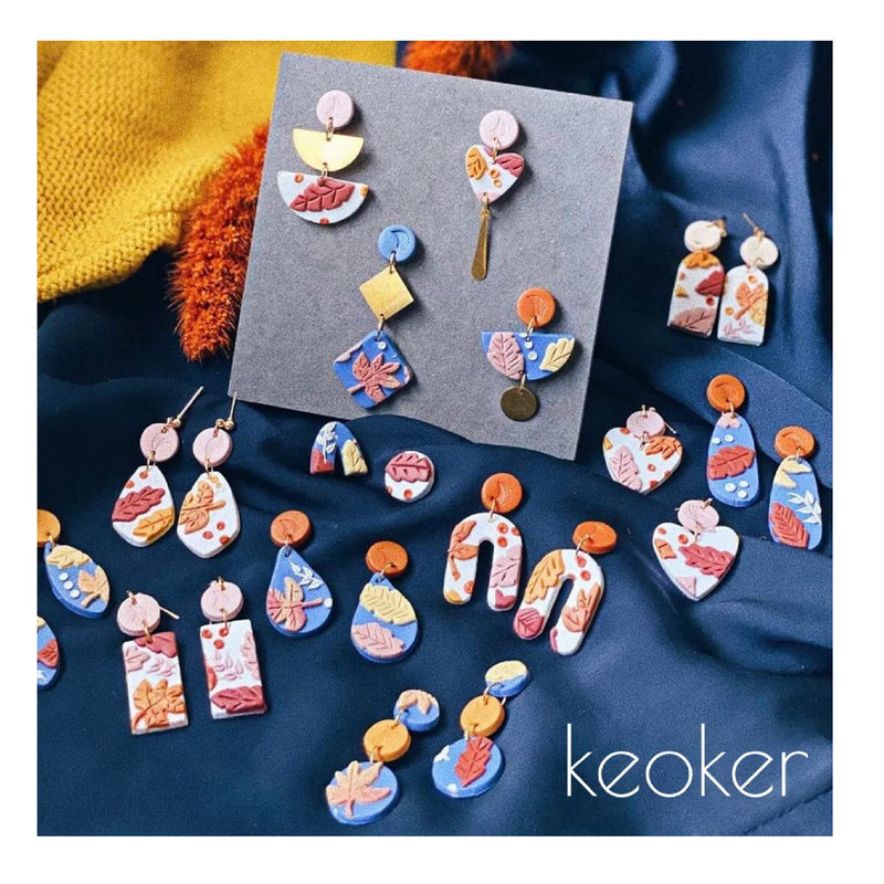 keoker Polymer Clay Cutter Set | 36 Shapes Stainless Steel Clay Cutters