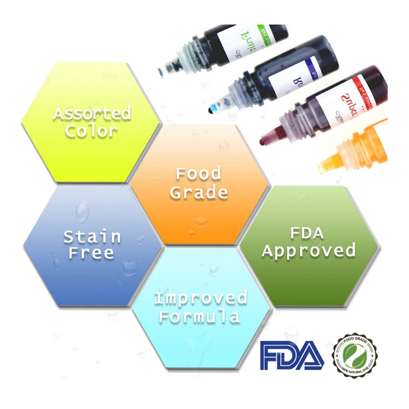 Ktdorns Soap Dye Set for Soap Making | 10 Liquid Soap Coloring Colors