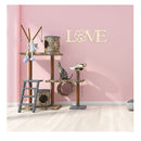 3Pcs Love Paw Blank Wood Sign Wooden Dog Cat Paw Plaque Wood Unfinished DIY Crafts