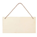 JANOU 3 Pieces Unfinished Wood Sign Blank Rectangle Hanging Wood Plaque DIY