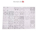 30 Pcs 3D Manicure Bow Sticker Nail Decals Beautiful 3D Small Fresh White Flower Ultra-thin Self-adhesive Nail Decals