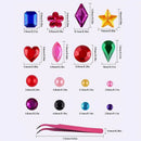 Artificial Jewels Stickers | Artificial Rhinestones For Crafts And Makeup | Self Adhesive Bling Jewel For Nail Art | Art Accessories