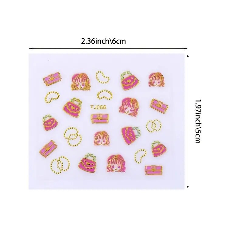 Nail Art Stickers | 30 Sheets Self-Adhesive Nail Decals With Patterns Art Design For DIY Nails Design Manicure Decoration Accessories Decals
