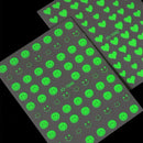 8 Sheets Nail Art Adhesive Stickers Decal Decoration 3D Luminous Nail Art Supplies Nail Decals Flame Stars Nail Art Stickers Smiley Designer