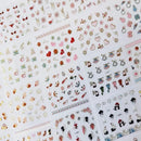 Nail Art Stickers | 30 Sheets Self-Adhesive Nail Decals With Patterns Art Design For DIY Nails Design Manicure Decoration Accessories Decals