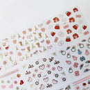 Nail Art Stickers | 30 Sheets Self-Adhesive Nail Decals With Patterns Art Design For DIY Nails Design Manicure Decoration Accessories Decals