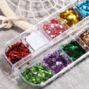 Nail Art Stickers Star Nail Glitter Sequins| 3D Nail Art Decor Holographic Stars Shape Flakes Nail Design For Women  Manicure Tips DIY Nail
