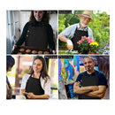 Hongsome Artist Apron | Garden Pottery Painting Aprons For Adults And Women | 3 Pockets