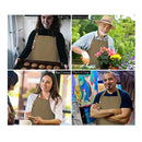 Hongsome Artist Apron | Garden Pottery Painting Aprons For Adults And Women | 3 Pockets