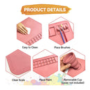 Silicone Craft Mat | 20" x 16" Silicone Mat With Cup Holder And Paint | Silicone Mat For Painting For Crafts