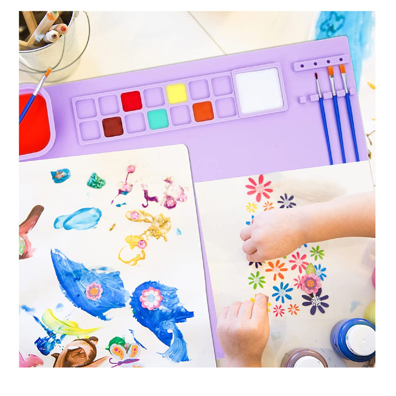 Silicone Craft Mat Kids DIY Painting Mat Non-stick Silicone Sheet for Resin  Casting 