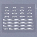 Nail Art Stickers | Embossed Stereoscopic Lace Baroque Nail Decals | Self-Adhesive White Engraved Nail Stickers