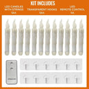 Halloween Decorations | Floating LED Candles with Remote Control | Witch Halloween Decor Christmas Party Supplies Birthday Wedding Indoo