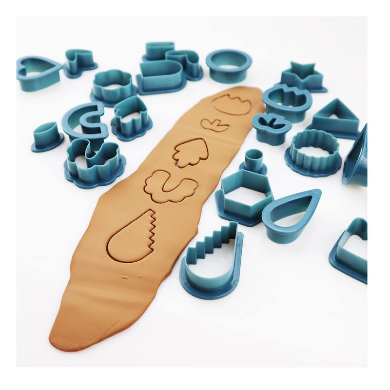 KEOOID Polymer Clay Earring Cutters | Plastic Clay Cutters For Polymer Clay Color Blue