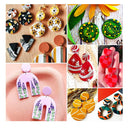 KEOOID Polymer Clay Earring Cutters | Stainless Steel Clay Cutters For Polymer Clay Jewelry