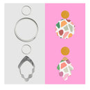 200 Shape Polymer Clay Cutter Set | 49 Shapes Clean Cut Clay Cutters With Hooks For Earring Cards