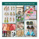 Polymer Clay Cutters | 18 Pieces Polymer Clay Tools of Different Shapes with Cards for Earring