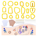 Set Of 118 Polymer Clay Cutters | 18 Polymer Clay Earring Molds | Unique Clay Tools For Making Polymer Clay Jewelry