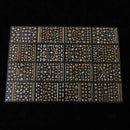 16 Pcs Nail Stickers Bronzing White Small Flower Nail Decals Adhesive Glue-free Nail Decals