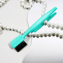 5pcs 2 In 1 Double Head Eyebrow Brush & Eyebrow Comb Eyelash Comb Makeup Tools Beauty Tool For Woman Girl