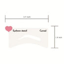 6Pcs Eyebrow Stencil Grooming/Shaping Template Makeup Tool | Superior Quality And Creative
