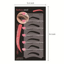 6Pcs Eyebrow Stencil Grooming/Shaping Template Makeup Tool | Superior Quality And Creative