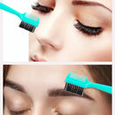 5pcs 2 In 1 Double Head Eyebrow Brush & Eyebrow Comb Eyelash Comb Makeup Tools Beauty Tool For Woman Girl