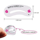 24 Styles Card Eyebrow Stencil Grooming Shaper Template Makeup Tools Eyebrow Shaper Cosmetic Tool For Women Accessories