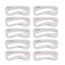 10Pcs Precisely Position Eyebrow Stencils | Attach Tightly | Professional Portable Eyebrow Shaping Stencils