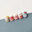 Kinds Of Hearts 5D Nail Stickers DIY Acrylic Engraved Nail Manicure Decoration