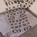 3 Pcs Nail Art Sticker 3D Self-Adhesive Nail Decals Butterfly Snake Dark Style Nail Design For Nail Salon DIY