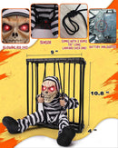 2022 Hanging Ghosts Halloween Decor | Yelling Scary Animated Halloween Decorations Indoor Outdoor Skeleton Halloween Decoration