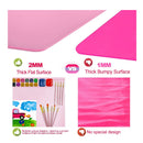 Silicone Mat For Crafts | 20" x 16" Silicone Painting Mat | Non-Stick Silicone Mat For Casting
