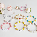 Bracelet Making Kit | Girl Cute Bracelet Necklace Jewelry Making Kit | Young Girl Student DIY Bulk Acrylic Beads | Girl Birthday Gift