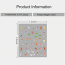 5D Shark Nail Stickers Embossed Nail Stickers Jewelry Marine Animals Art Decoration Nails Manicure Decor