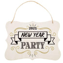 JANOU 3 Unfinished Wood Signs | Blank Wooden Hanging Plaque | Craft Project | Wooden Sign With Rope Door