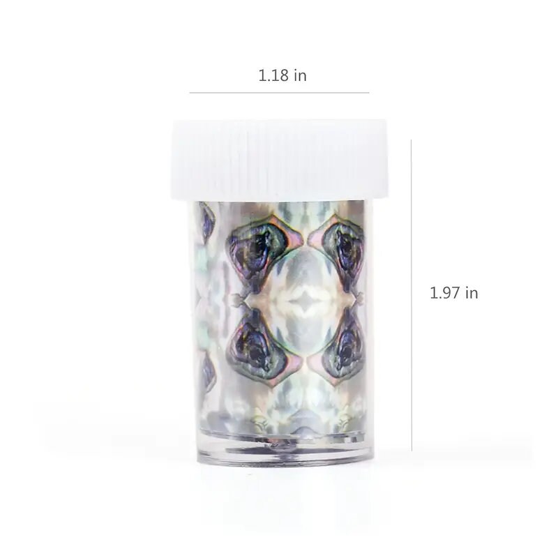 2 Boxes Marble Pattern Nail Art Transfer Foil Nail Stickers Shell Patten Nail Sticker 4*120cm