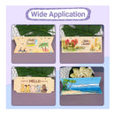 15 Unfinished Wooden Hanging Signs | Rectangular | Blank | To Hang | Decorative | Wooden | With Ropes | For Pyrography | Paint