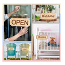 15 Unfinished Wooden Hanging Signs | Rectangular | Blank | To Hang | Decorative | Wooden | With Ropes | For Pyrography | Paint