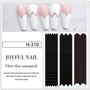 Nail Art French Tip Guide Stickers Geometry French Nail Strips White For French