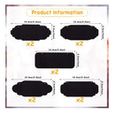 10 Unfinished Wooden Hanging Signs | Rectangular | Blank | Decorative | Rectangular | Wooden Pendants | Oval | To Hang