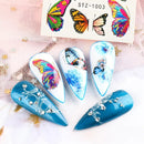 30 Pcs Set Sticker On Nails Flower Butterfly Water Transfer Decal Anime Leaf Foil Nail Design Slider Manicure Decoration