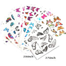 30 Pcs Set Sticker On Nails Flower Butterfly Water Transfer Decal Anime Leaf Foil Nail Design Slider Manicure Decoration