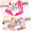 30 Pcs Set Sticker On Nails Flower Butterfly Water Transfer Decal Anime Leaf Foil Nail Design Slider Manicure Decoration