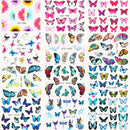30 Pcs Set Sticker On Nails Flower Butterfly Water Transfer Decal Anime Leaf Foil Nail Design Slider Manicure Decoration