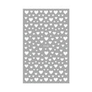 2 Pcs Black White Love Heart 3D Nail Art Stickers Set Mixed Sizes Valentine's Heart Design Adhesive Decal Polish Slider Heart