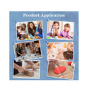 8 Pieces Acrylic Clay Roller Set | 4 Polymer Clay Cutters 2 Clay Roller 2 Acrylic Sheet