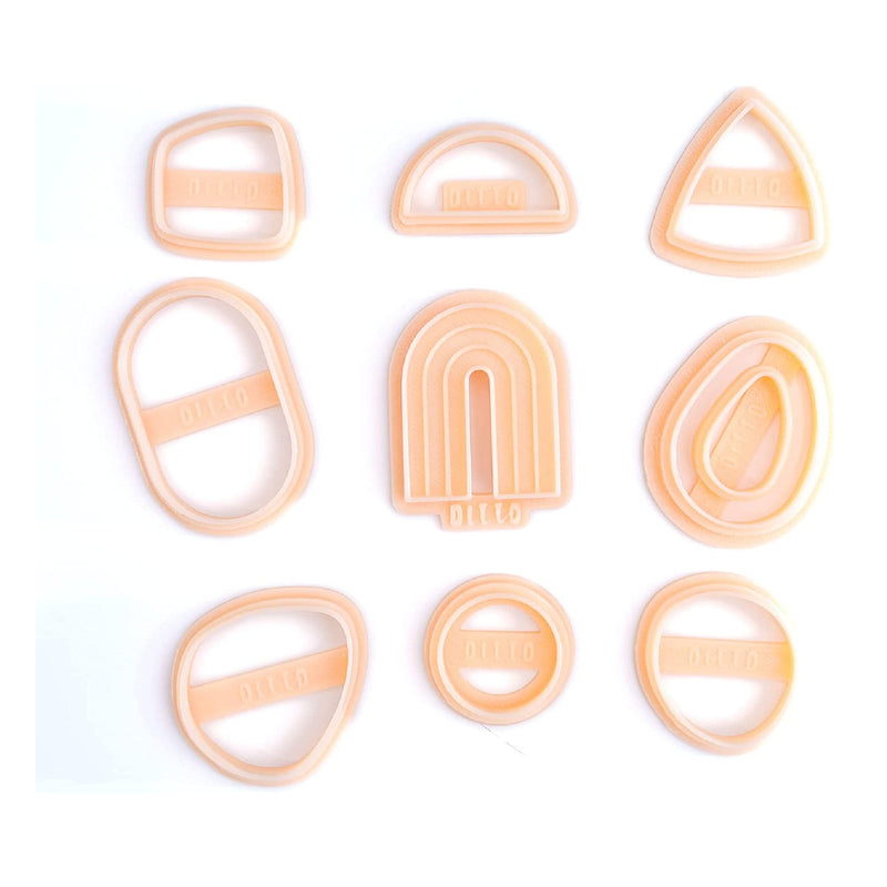 Set Of Nine Polymer Clay Cutters | The Organic Package